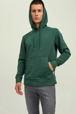 Jack & Jones Sweatshirt Com Capuz Verde Sale