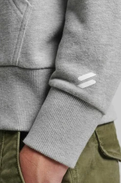 Superdry Sweatshirt Com Capuz Code Core Sport Cinza Outlet