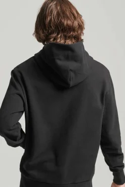 Superdry Sweatshirt Com Capuz Code Core Sport Preto New