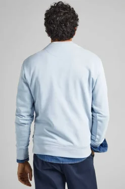Pepe Jeans Sweatshirt Com Logo No Centro Azul Sale