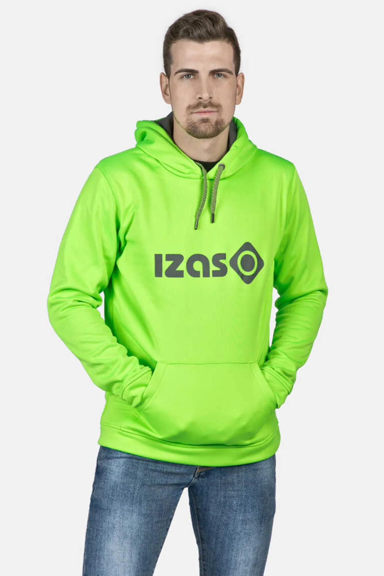 Izas Sweatshirt Com Logotipo Verde Discount