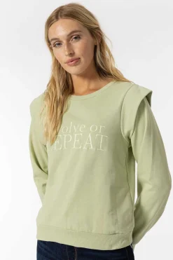 Tiffosi Sweatshirts-Sweatshirt Com Texto Bordado