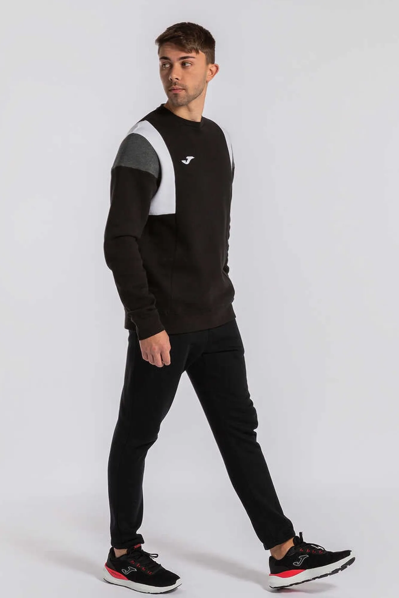 Joma Sweatshirt Confortpreta Preto Discount