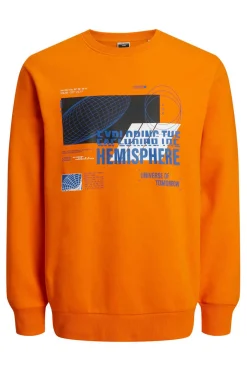 Jack & Jones Sweatshirt De Gola Onda Print Universo Red Best