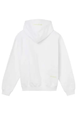 Calvin Klein Sweatshirt De Manga Comprida Com Capuz Branco Hot