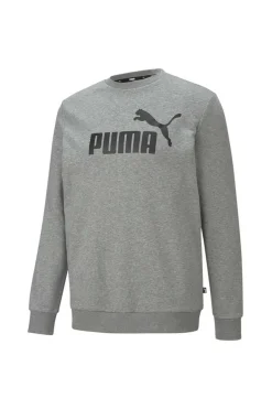 Puma Sweatshirt Ess Big Logo Crew Tr Cinza Online