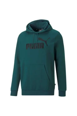 Puma Sweatshirt Ess Big Logo Fl Verde Escuro Clearance