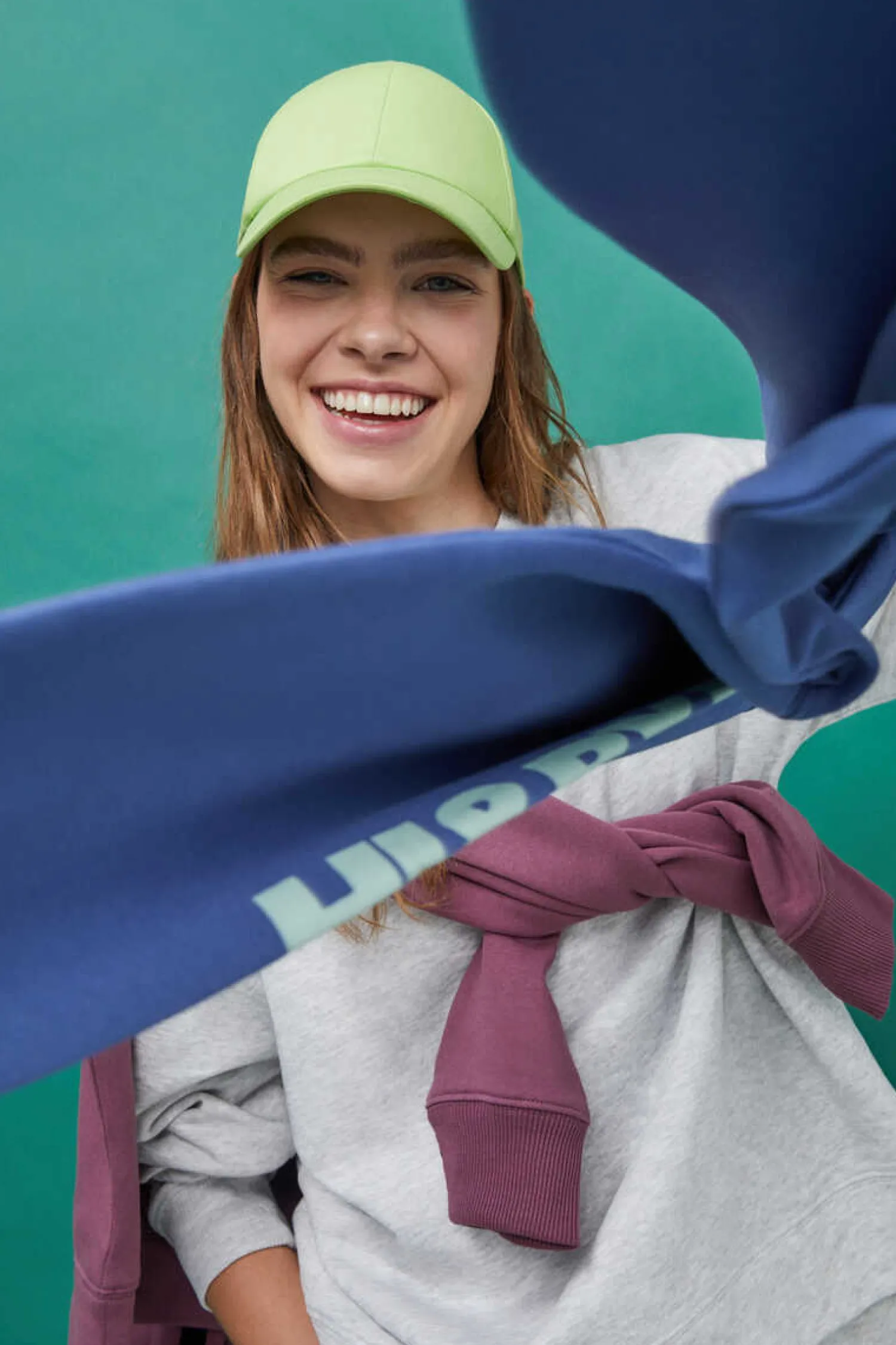 HI&BYE Sweatshirts-Sweatshirt Felpa Logo Manga