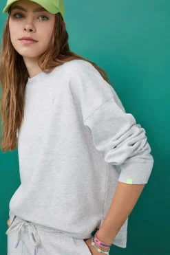 HI&BYE Sweatshirts-Sweatshirt Felpa Logo Manga