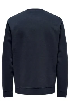 Only & Sons Sweatshirt Foto Estampada Marinho
