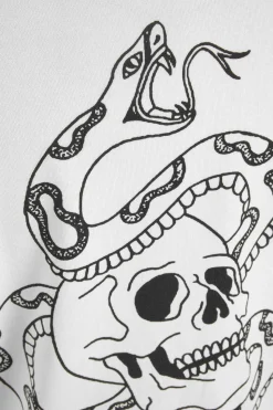 Jack & Jones Sweatshirt Gola Redonda Branco Clearance