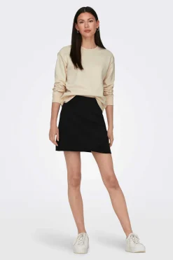 JDY Sweatshirts-Sweatshirt Gola Redonda