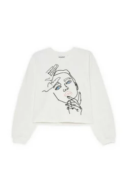 Inside Sweatshirts-Sweatshirt Gola Redonda Print