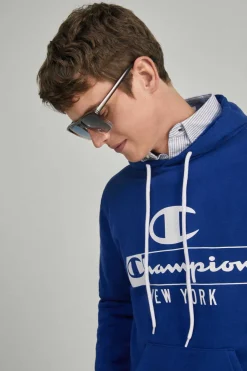 Champion Sweatshirt Homem - Legacy Collection Azulado Sale