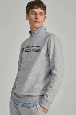 Champion Sweatshirt Homem - Legacy Collection Cinza Discount