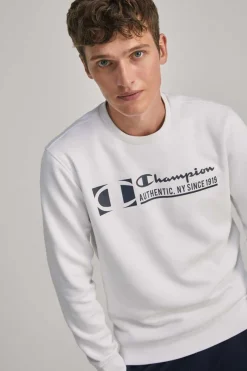 Champion Sweatshirt Homem - Legacy Collection Branco Clearance