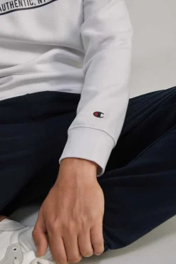 Champion Sweatshirt Homem - Legacy Collection Branco Clearance