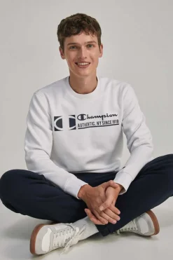 Champion Sweatshirt Homem - Legacy Collection Branco Clearance