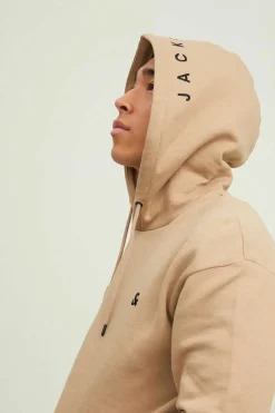 Jack & Jones Sweatshirt Logo Beige Outlet