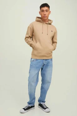Jack & Jones Sweatshirt Logo Beige Outlet