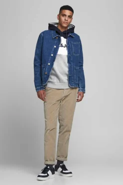 Jack & Jones Sweatshirt Logo Cor Block Marinho Sale