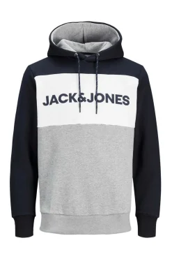 Jack & Jones Sweatshirt Logo Cor Block Marinho Sale