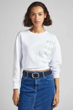 Pepe Jeans Sweatshirts-Sweatshirt Logo Estampado Algodao