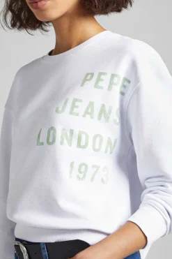 Pepe Jeans Sweatshirts-Sweatshirt Logo Estampado Algodao