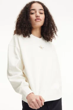 Calvin Klein Sweatshirts-Sweatshirt Sem Capuz Mulher