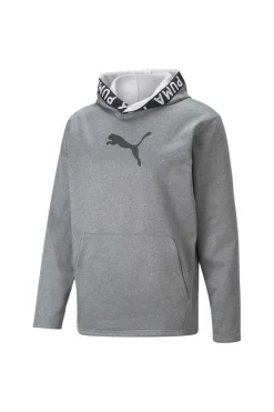 Puma Sweatshirt Train Pwr Fleece Cinza Online
