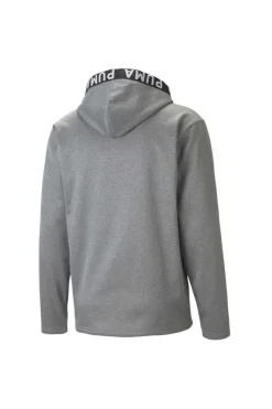 Puma Sweatshirt Train Pwr Fleece Cinza Online