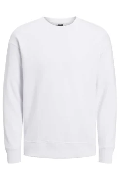Jack & Jones Sweatshirts Corte Descontraido Gola Redonda Branco Best