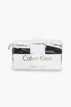 Calvin Klein Calcinhas-Tangas De Algodao Com Cos Da