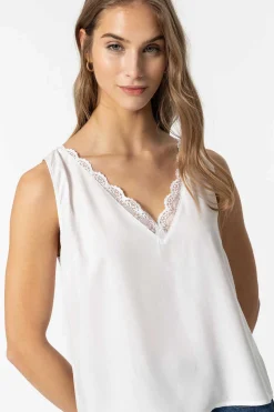 Tiffosi T-Shirts-Top Com Renda