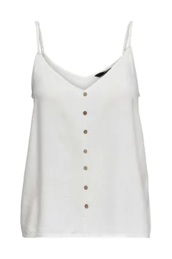 Only T-Shirts-Top De Alcas Botoes