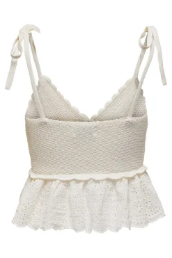 Only T-Shirts-Top De Malha Alcas