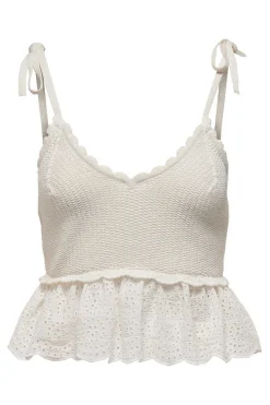 Only T-Shirts-Top De Malha Alcas