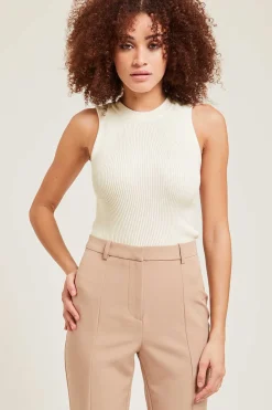 Pimkie T-Shirts-Top De Malha Sem Mangas