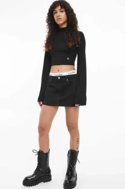 Calvin Klein T-Shirts-Top Manga Comprida Mulher