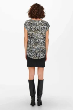 Only T-Shirts-Top Manga Curta E Gola Redonda