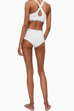 Calvin Klein Sutias-Top Pre-Formado De Algodao Com Cos Da