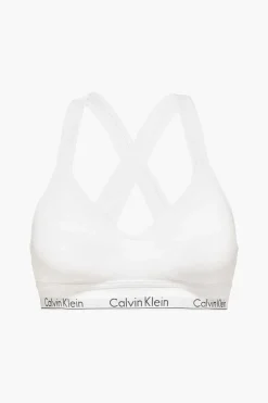 Calvin Klein Sutias-Top Pre-Formado De Algodao Com Cos Da
