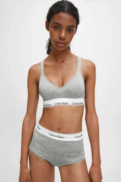 Calvin Klein Sutias-Top Pre-Formado De Algodao Com Cos Da