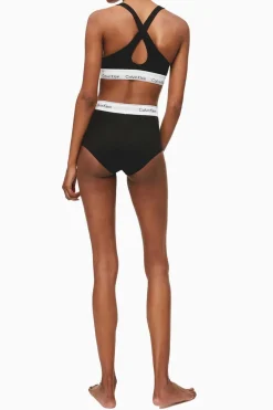 Calvin Klein Sutias-Top Pre-Formado De Algodao Com Cos Da