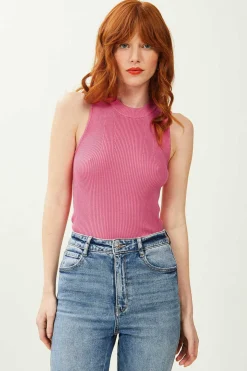 Pimkie T-Shirts-Top Sem Mangas De Malha