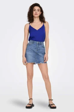 Only T-Shirts-Top Tipo Combinacao Debruado.