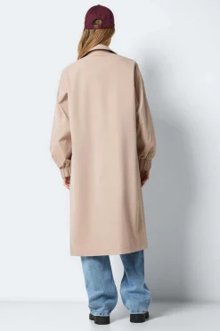 Noisy May Sobretudos E Parkas-Trench Comprido Moda