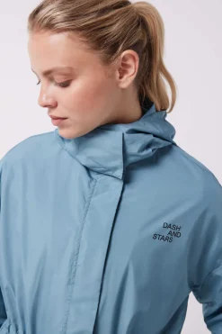 Dash and Stars Blusoes E Casacos-Trench Water-Repellent