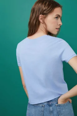 HI&BYE T-Shirts E Tops-T-Shirt 100% Algodao Logo