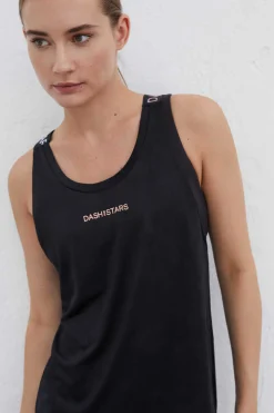 Dash and Stars Outdoor-T-Shirt Alcas Halter Preta